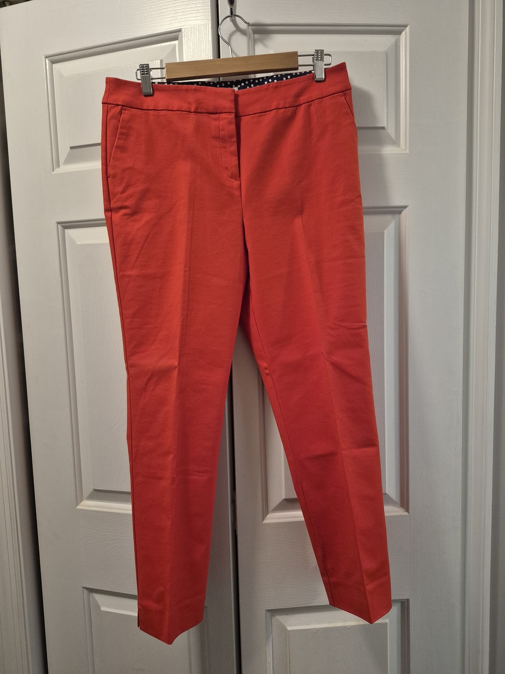 BODEN Red Straight-Leg Pants Sz 10